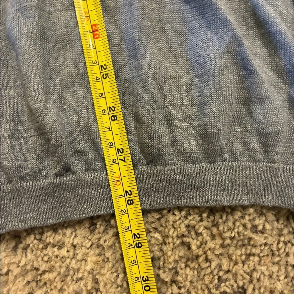 John Varvatos Men's Gray Linen Crewneck Sweater Size L Pullover